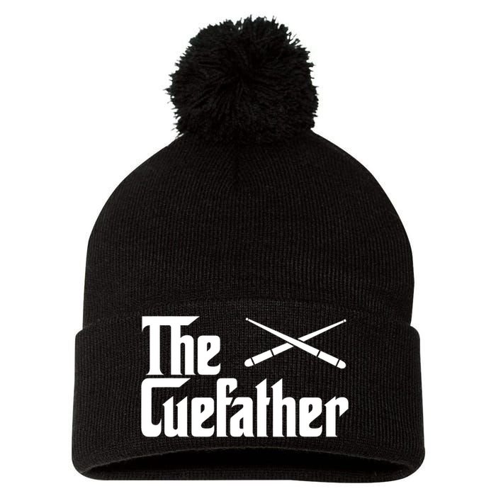 Funny Pool Billiards Player The Cue Father Gift Pom Pom 12in Knit Beanie