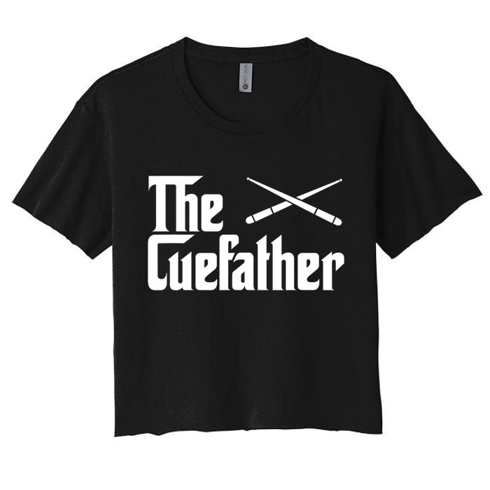 Funny Pool Billiards Player The Cue Father Gift Crop Top