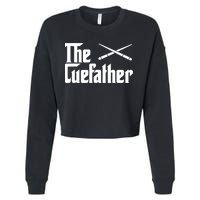 Funny Pool Billiards Player The Cue Father Gift Cropped Pullover Crew