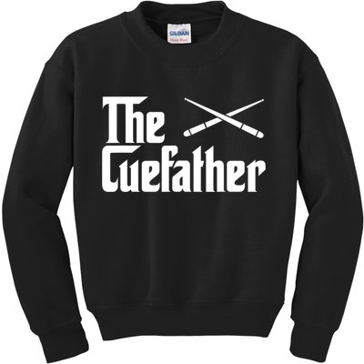 Funny Pool Billiards Player The Cue Father Gift Kids Sweatshirt