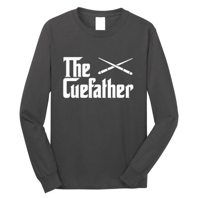 Funny Pool Billiards Player The Cue Father Gift Long Sleeve Shirt