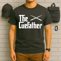 Funny Pool Billiards Player The Cue Father Gift T-Shirt