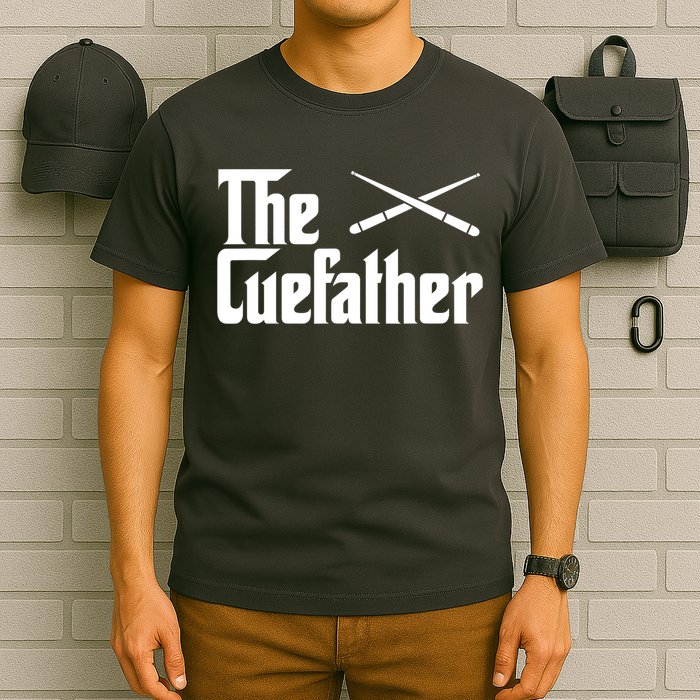 Funny Pool Billiards Player The Cue Father Gift T-Shirt