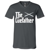Funny Pool Billiards Player The Cue Father Gift V-Neck T-Shirt