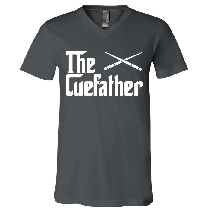 Funny Pool Billiards Player The Cue Father Gift V-Neck T-Shirt