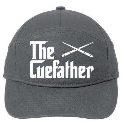 Funny Pool Billiards Player The Cue Father Gift 7-Panel Snapback Hat
