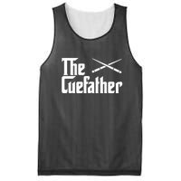 Funny Pool Billiards Player The Cue Father Gift Mesh Reversible Basketball Jersey Tank