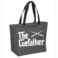Funny Pool Billiards Player The Cue Father Gift Zip Tote Bag