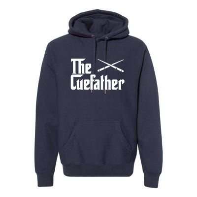 Funny Pool Billiards Player The Cue Father Gift Premium Hoodie