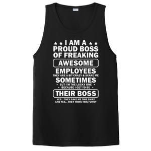 Funny Proud Boss Employee Appreciation Office Funny Boss PosiCharge Competitor Tank