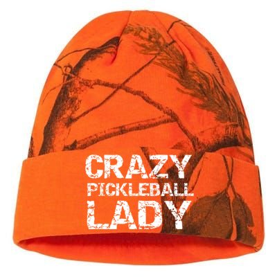 Funny Pickle Ball Quote Fun Crazy Pickleball Lady Gift Kati Licensed 12" Camo Beanie