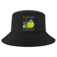 Funny Pickleball Ball Orah Dreidel Ugly Hanukkah Sweater Funny Gift Cool Comfort Performance Bucket Hat