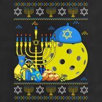Funny Pickleball Ball Orah Dreidel Ugly Hanukkah Sweater Funny Gift Hat