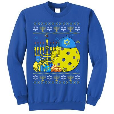 Funny Pickleball Ball Orah Dreidel Ugly Hanukkah Sweater Funny Gift Sweatshirt