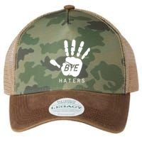 Funny Pictures Bye Haters With Hands Legacy Tie Dye Trucker Hat