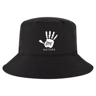 Funny Pictures Bye Haters With Hands Cool Comfort Performance Bucket Hat