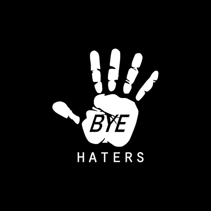 Funny Pictures Bye Haters With Hands Performance Shirt