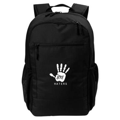 Funny Pictures Bye Haters With Hands Backpack
