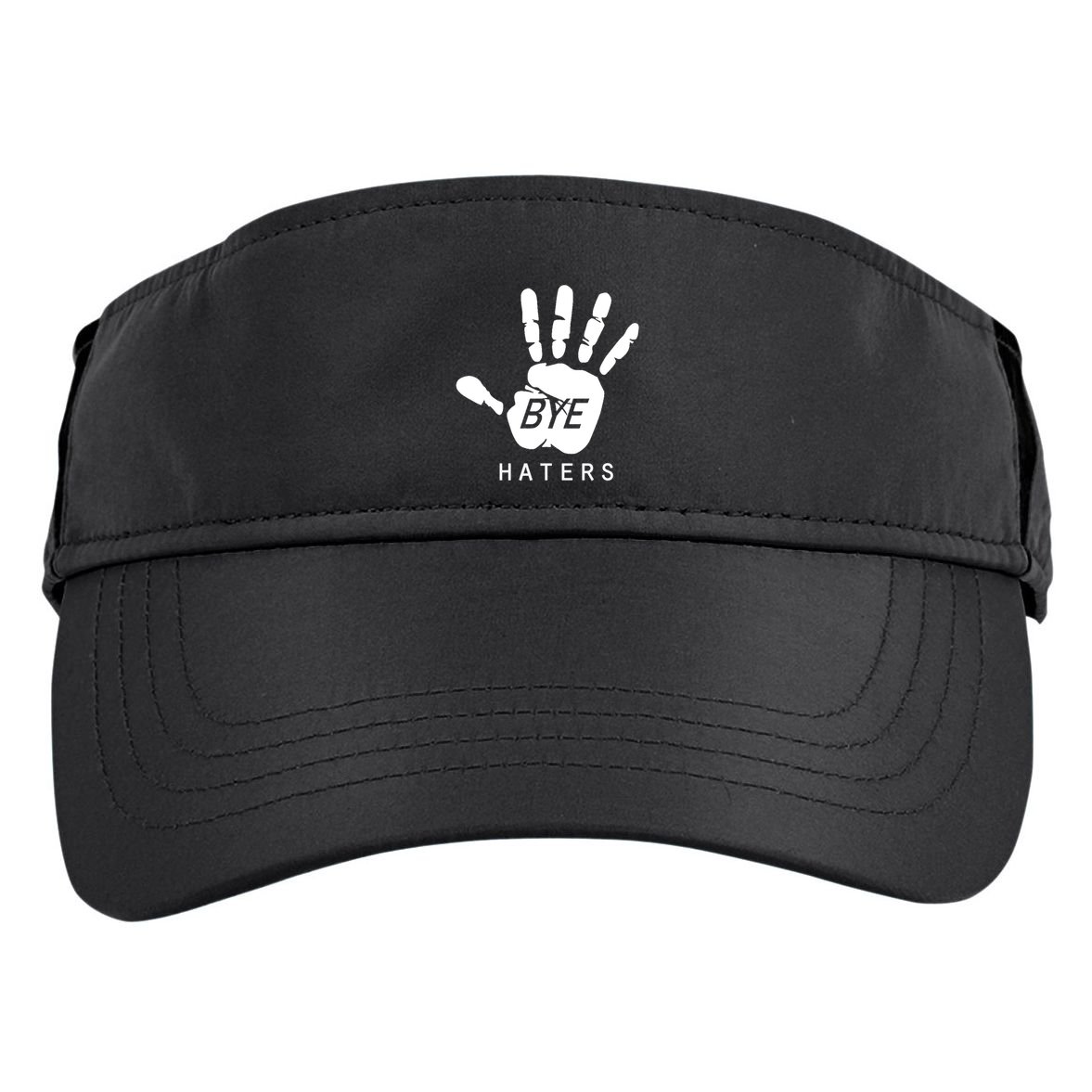 Funny Pictures Bye Haters With Hands Adult Drive Performance Visor