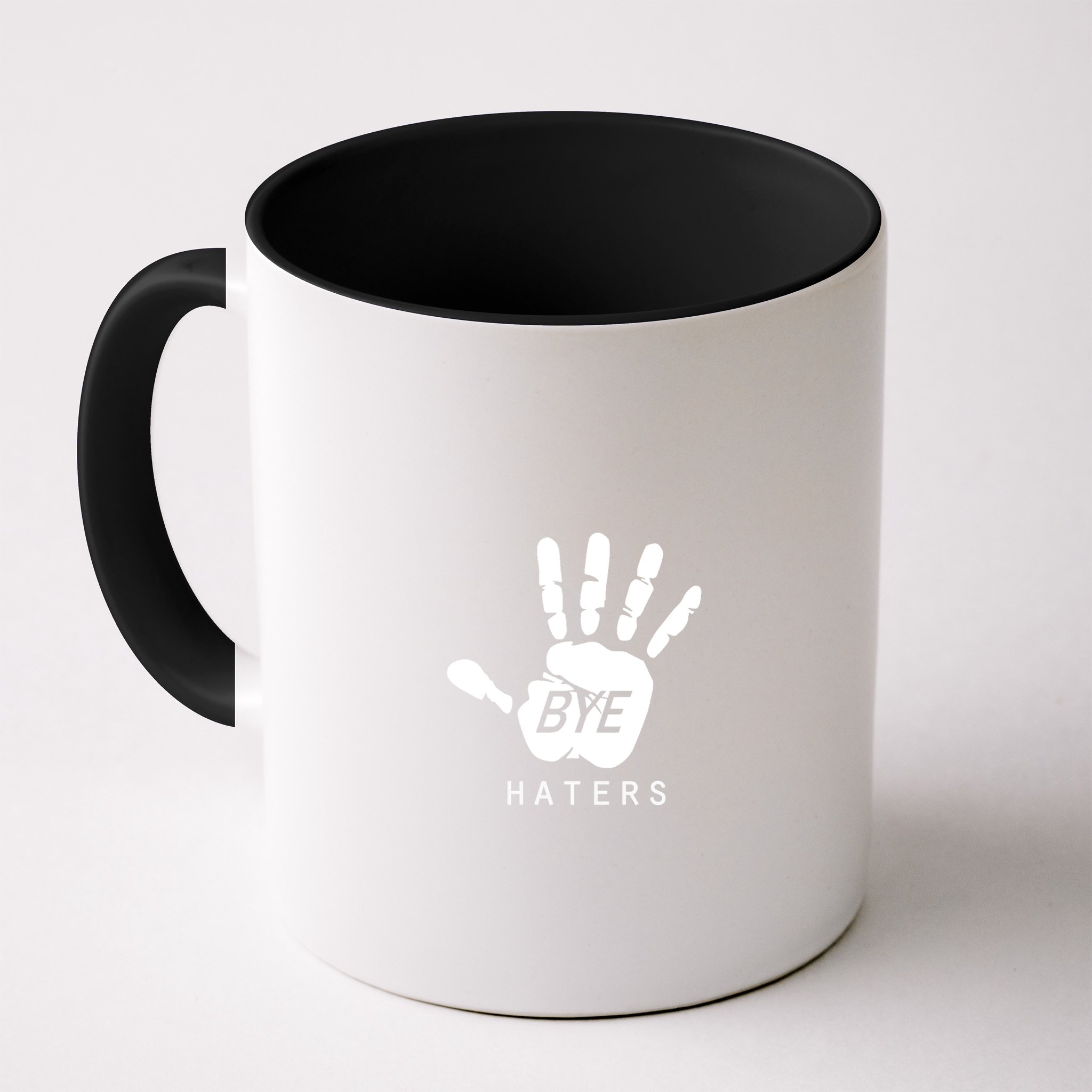 Funny Pictures Bye Haters With Hands Mug