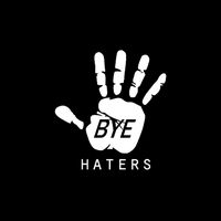 Funny Pictures Bye Haters With Hands Cropped Pullover Crew