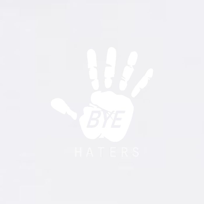 Funny Pictures Bye Haters With Hands Garment-Dyed Sweatshirt