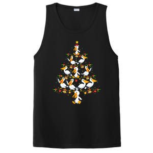 Funny Pelican Birds Lover Xmas Gift Pelican Christmas Tree PosiCharge Competitor Tank