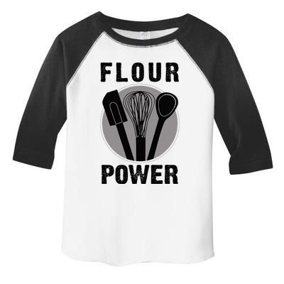 FLOUR POWER Baking Cooking Bread Making Chefs T Toddler Fine Jersey T-Shirt