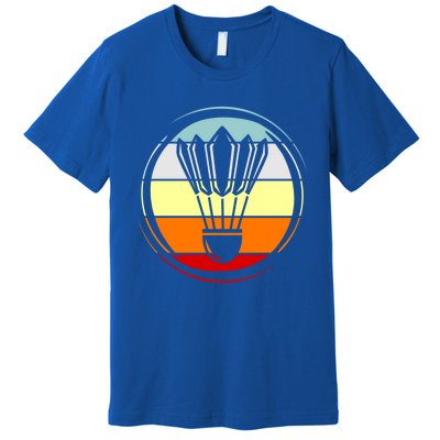 Funny Pickleball Badminton Shuttlecock Gift Premium T-Shirt