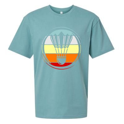 Funny Pickleball Badminton Shuttlecock Gift Sueded Cloud Jersey T-Shirt