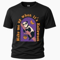 Funny Panda Bear Sleeping Wake Me Up When Its Halloween Meaningful Gift Performance Shirt