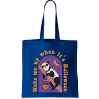 Funny Panda Bear Sleeping Wake Me Up When Its Halloween Meaningful Gift Bag