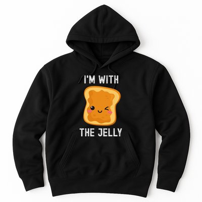Funny Peanut Butter & Jelly Matching His & Hers Couples Hoodie