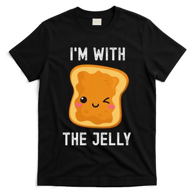 Funny Peanut Butter & Jelly Matching His & Hers Couples T-Shirt