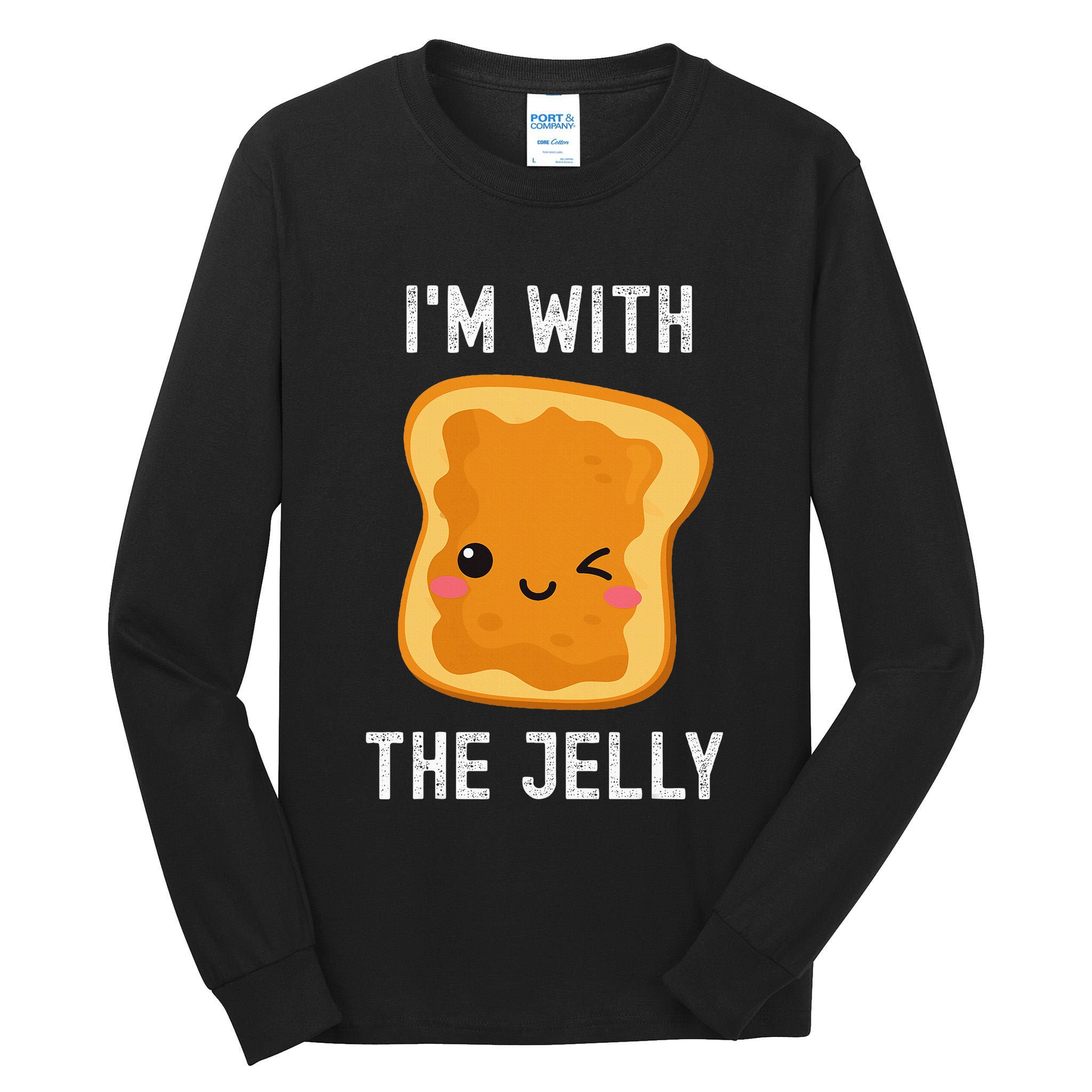 Funny Peanut Butter & Jelly Matching His & Hers Couples Tall Long Sleeve T-Shirt