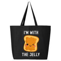 Funny Peanut Butter & Jelly Matching His & Hers Couples 25L Jumbo Tote