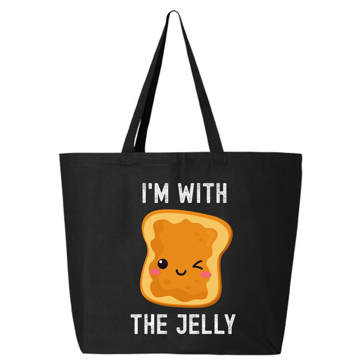 Funny Peanut Butter & Jelly Matching His & Hers Couples 25L Jumbo Tote