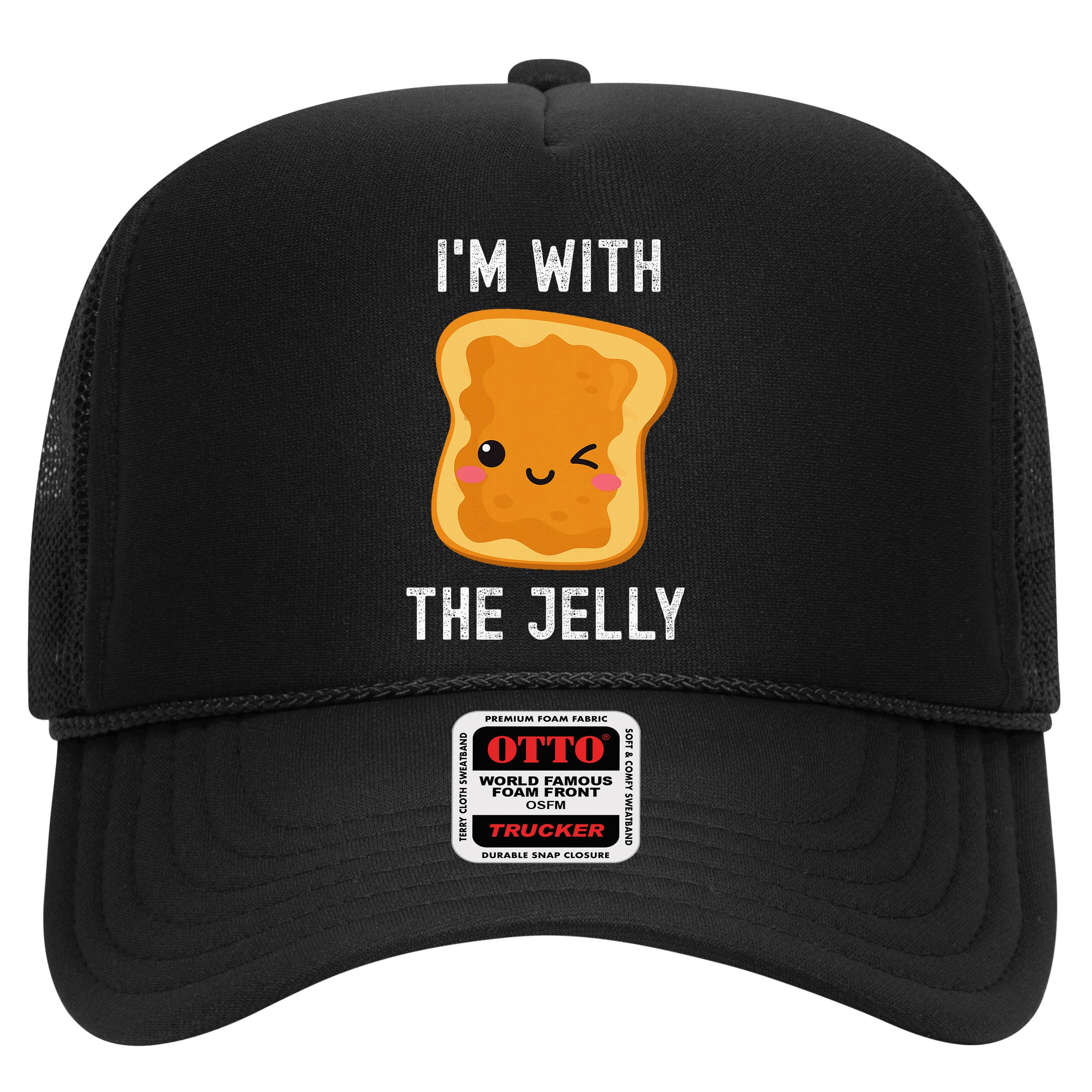 Funny Peanut Butter & Jelly Matching His & Hers Couples Hat