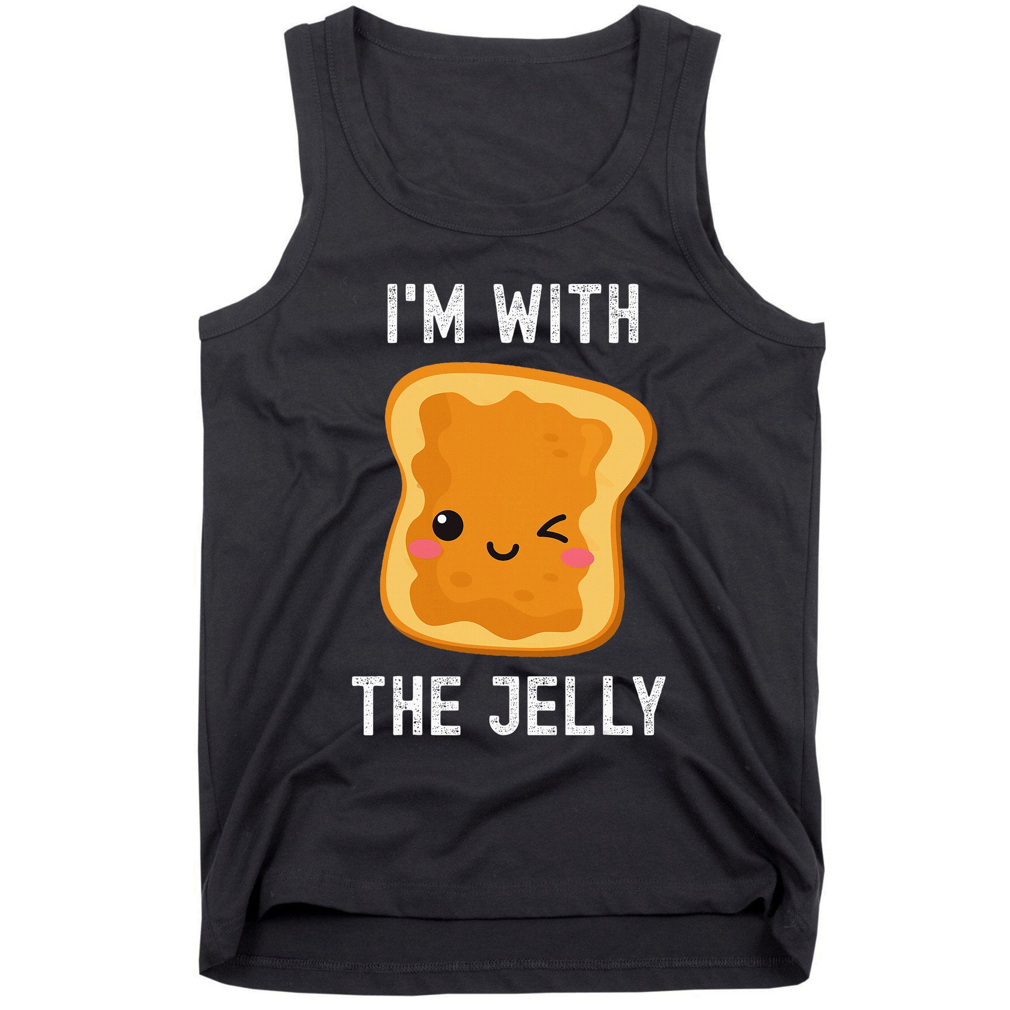 Funny Peanut Butter & Jelly Matching His & Hers Couples Tank Top