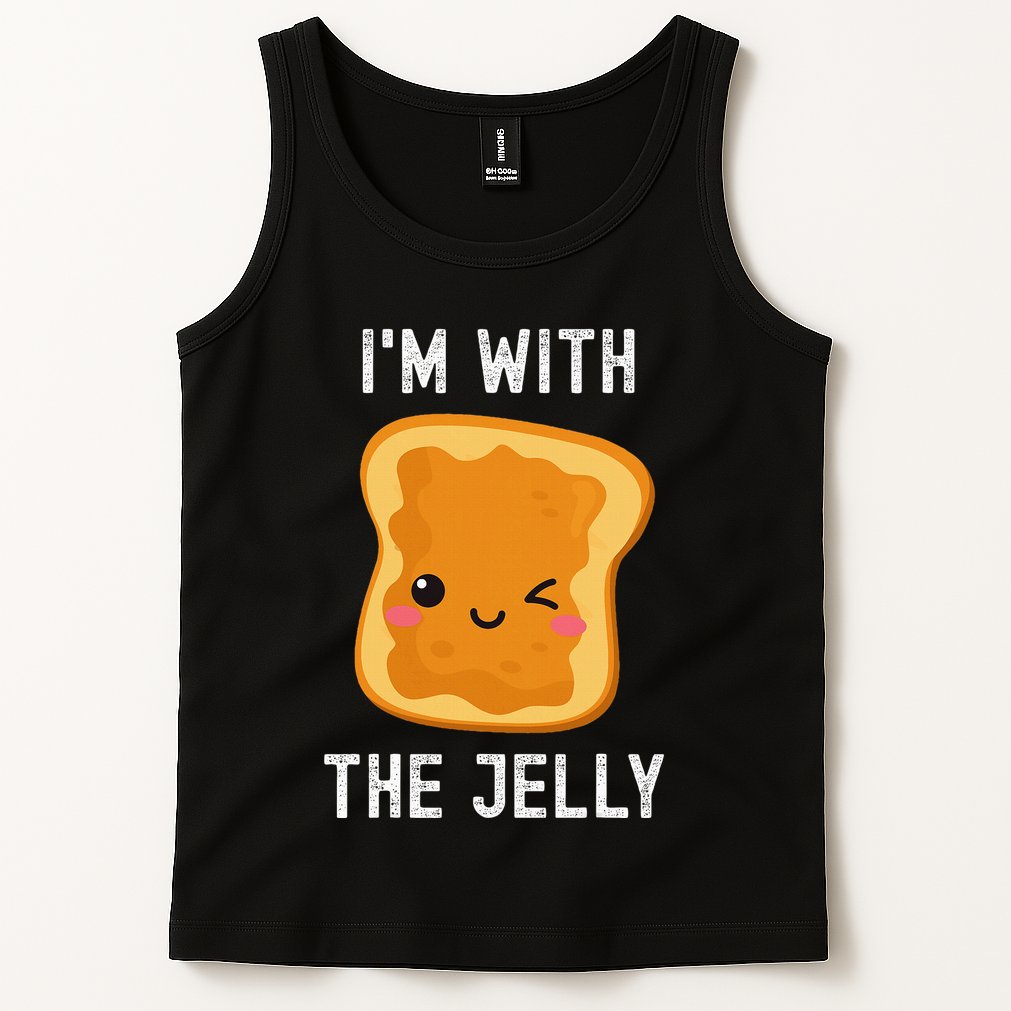 Funny Peanut Butter & Jelly Matching His & Hers Couples Tank Top