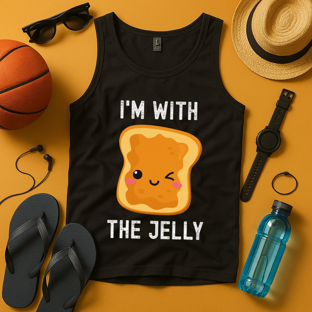Funny Peanut Butter & Jelly Matching His & Hers Couples Tank Top