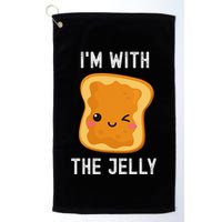 Funny Peanut Butter & Jelly Matching His & Hers Couples Golf Towel