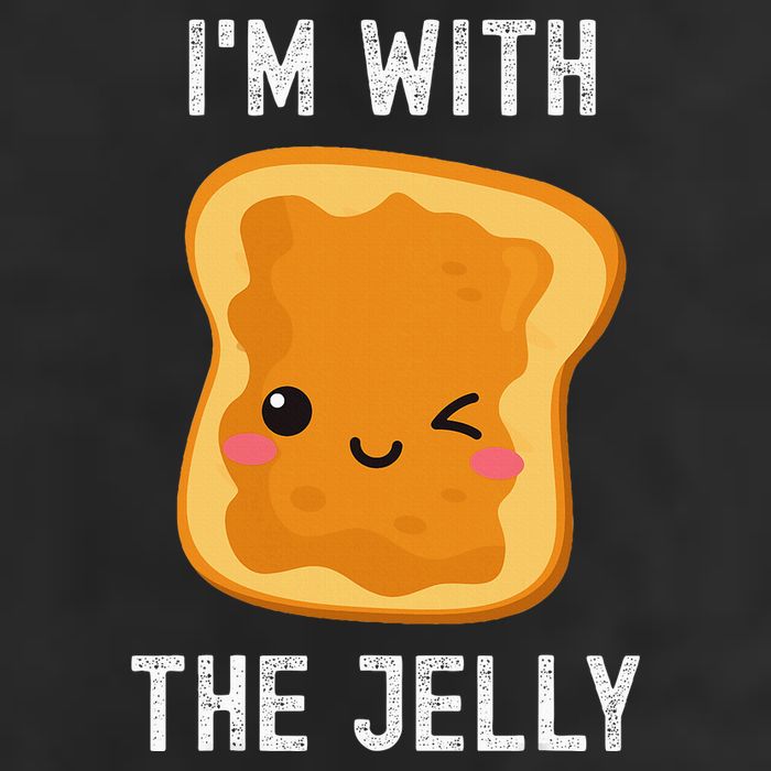 Funny Peanut Butter & Jelly Matching His & Hers Couples Golf Towel