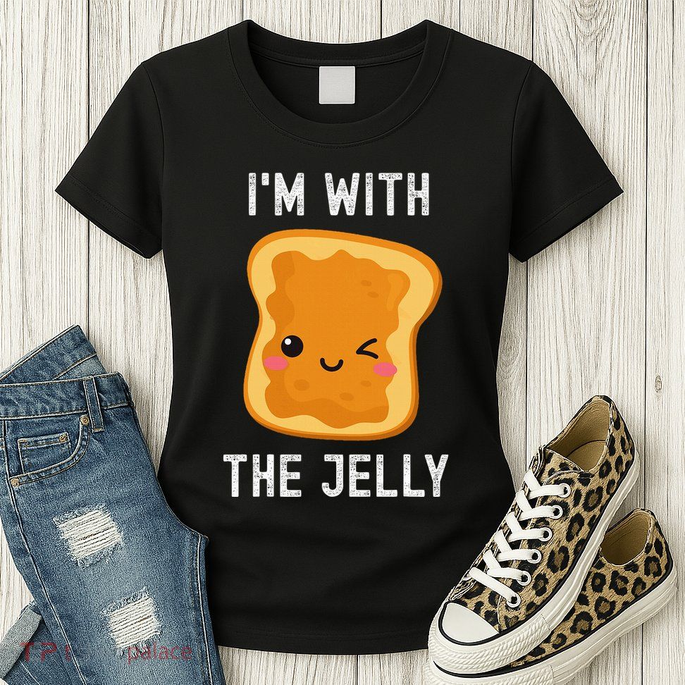 Funny Peanut Butter & Jelly Matching His & Hers Couples Womens T-Shirt