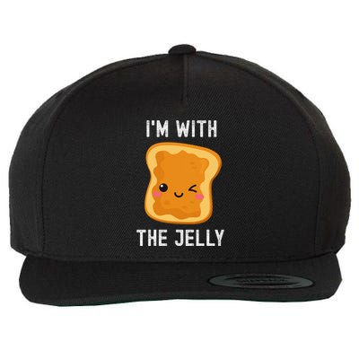 Funny Peanut Butter & Jelly Matching His & Hers Couples Wool Snapback Cap