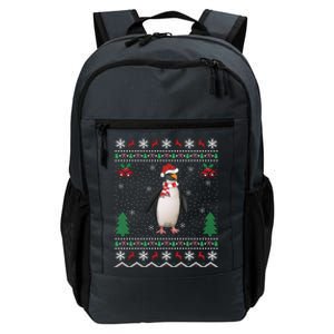 Funny Penguins Bird Xmas Gift Ugly Penguin Christmas Meaningful Gift Daily Commute Backpack