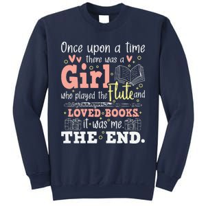 Flute Player Book Lover Flutist Marching Band Musician Sweatshirt