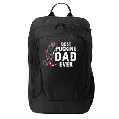 Funny Pun Best Pucking Dad Meaningful Gift City Backpack