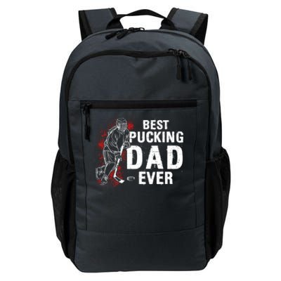 Funny Pun Best Pucking Dad Meaningful Gift Daily Commute Backpack