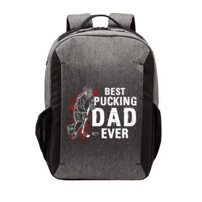 Funny Pun Best Pucking Dad Meaningful Gift Vector Backpack